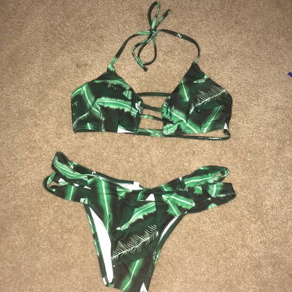 zaful banana bikini